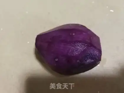 Make Purple potato lily oatmeal step 0