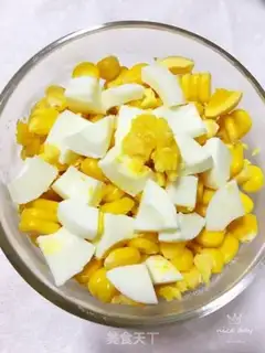 Make Corn egg salad step 2