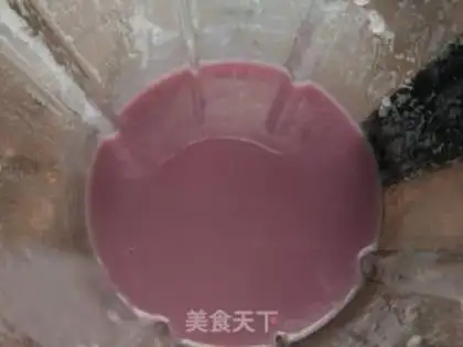 Make Purple potato lily oatmeal step 7