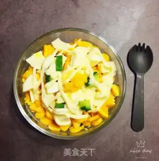 Make Corn egg salad step 4