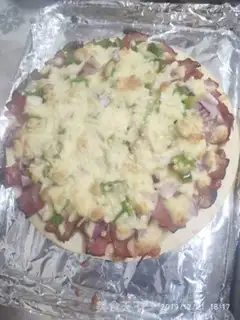 Make Bacon pizza step 7