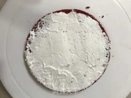 Make Mango with cream chocolate cake step 17
