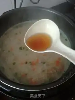 Make Porridge of pork-headed porridge step 9