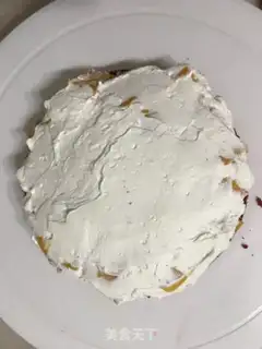 Make Mango with cream chocolate cake step 19