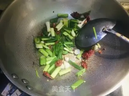 Make Duck blood and garlic step 2