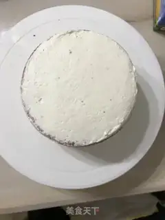 Make Mango with cream chocolate cake step 23