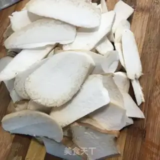 Make Egg dumplings, almond mushrooms step 1