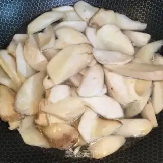Make Egg dumplings, almond mushrooms step 2