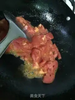 Make Tomato fried eggs step 10