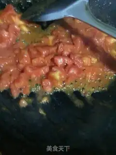 Make Tomato fried eggs step 11