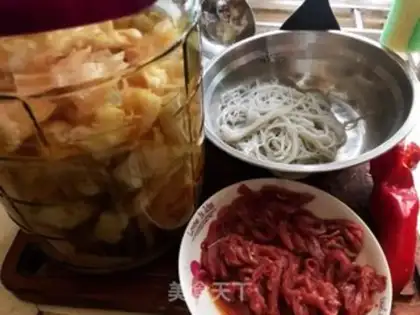 Make Pickles, pink meat step 0