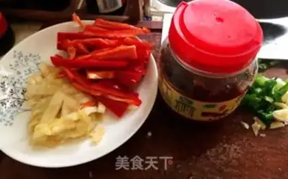 Make Pickles, pink meat step 1