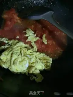 Make Tomato fried eggs step 12