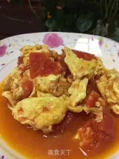 Make Tomato fried eggs step 13