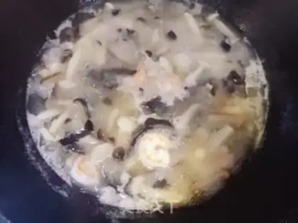 Make Shrimp cactus soup step 7
