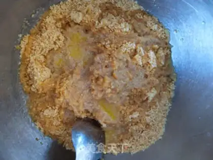 Make Flamingo mousse cake step 2