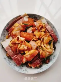 Make Froggy ham steam chicken step 7