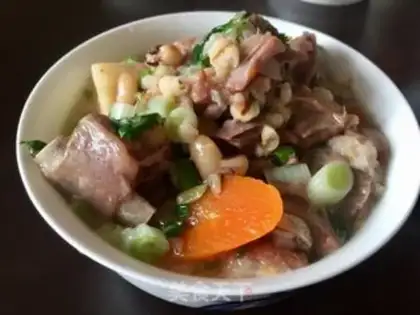Make A warm stomach of lamb soup step 10
