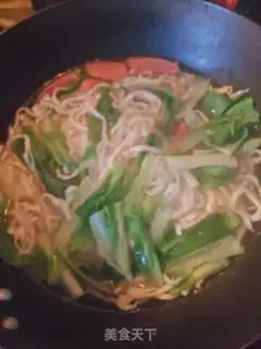 Make Fried eggnog noodles step 3