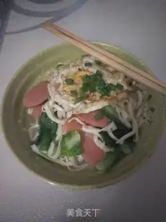 Make Fried eggnog noodles step 4
