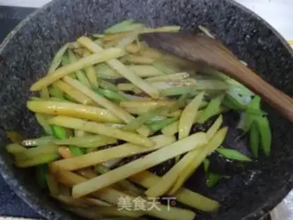 Make Celery potatoes step 6