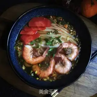 Make Sour shrimp noodles step 5