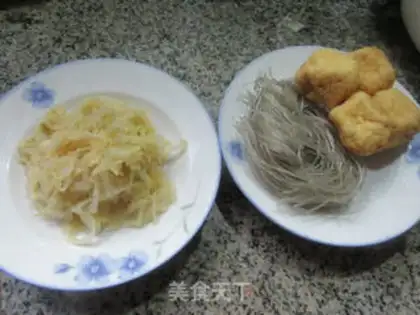 Make Powdered tofu step 0