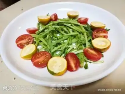 Make ♪ A chicken with a chrysanthemum salad step 3