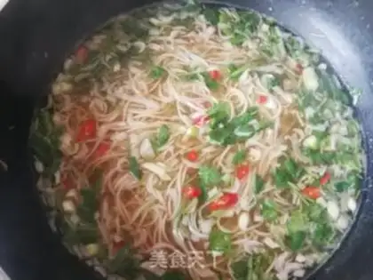 Make Shrimp sour noodles step 7