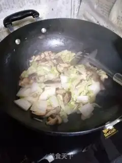 Make Mushrooms and cabbage step 3