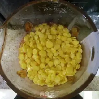 Make Pumpkin rice step 1