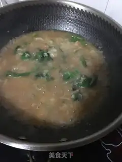 Make Porridge of sea cucumber shrimp step 16