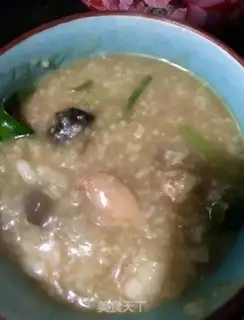 Make Porridge of sea cucumber shrimp step 17