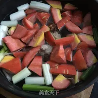 Make Clean up the radish lamb chops step 7