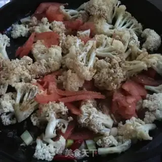 Make Tomato fried organic vegetables step 5
