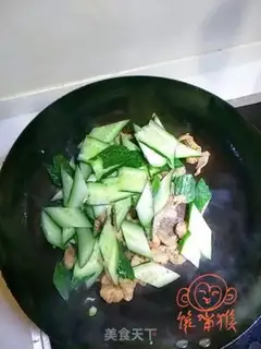 Make cucumber meat step 5