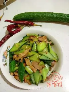 Make cucumber meat step 8