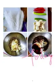 Make A garlic fan with a back shrimp step 3