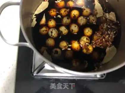 Make Five quail eggs step 2