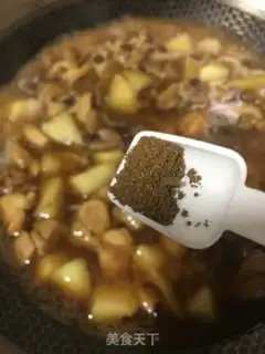 Make Black pepper potato chicken step 13