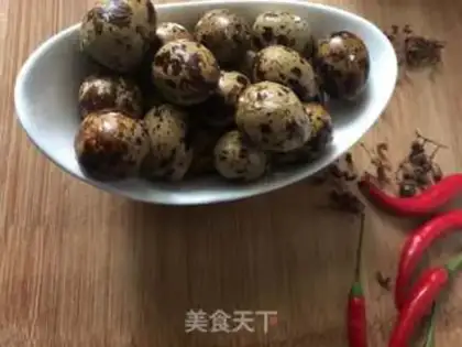 Make Five quail eggs step 5