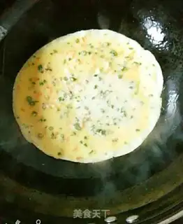 Make Carrot egg pancakes step 2
