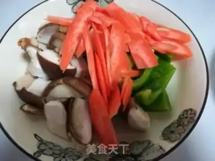 Make Beef fried vegetables step 1