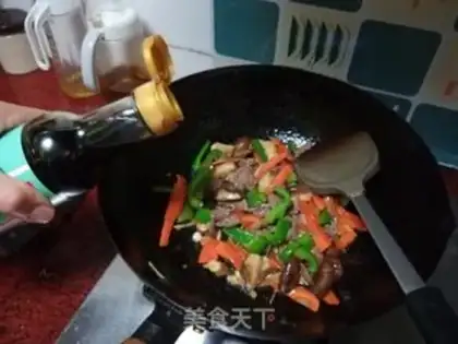 Make Beef fried vegetables step 6