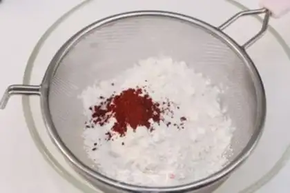 Make Red velvet step 1