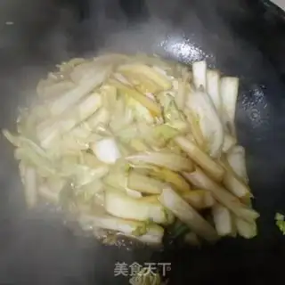 Make Red curry, cabbage, tofu step 4