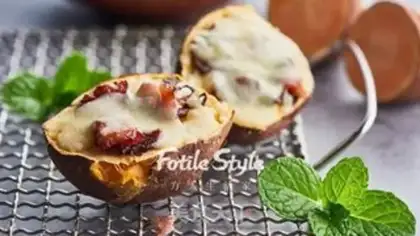 Make Cheese cream and potatoes step 8