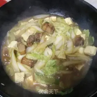 Make Red curry, cabbage, tofu step 6