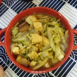 Make Red curry, cabbage, tofu step 8