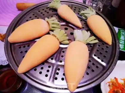 Make Carrot buns step 6